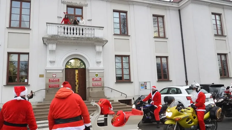 Motomikołaje w Ostrowi Mazowieckiej. Świąteczna akcja KM STAJNIA