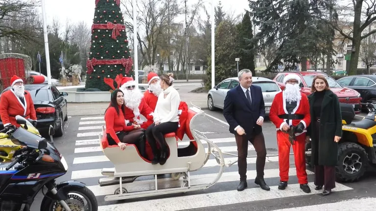 Motomikołaje w Ostrowi Mazowieckiej. Świąteczna akcja KM STAJNIA