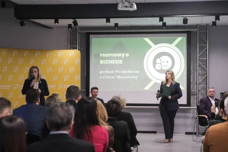 Biznesowa debata w Ostrowi Mazowieckiej. Gościem był Ryszard Petru (zdjęcia)