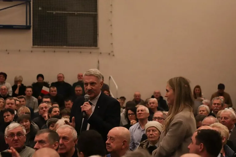 Karol Nawrocki na spotkaniu w Ostrowi Mazowieckiej (zdjęcia)