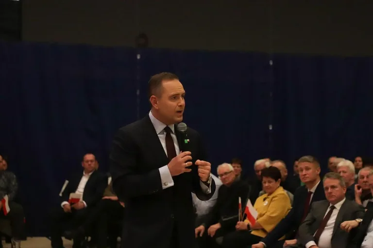 Karol Nawrocki na spotkaniu w Ostrowi Mazowieckiej (zdjęcia)