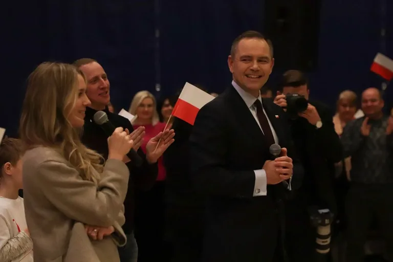 Karol Nawrocki na spotkaniu w Ostrowi Mazowieckiej (zdjęcia)