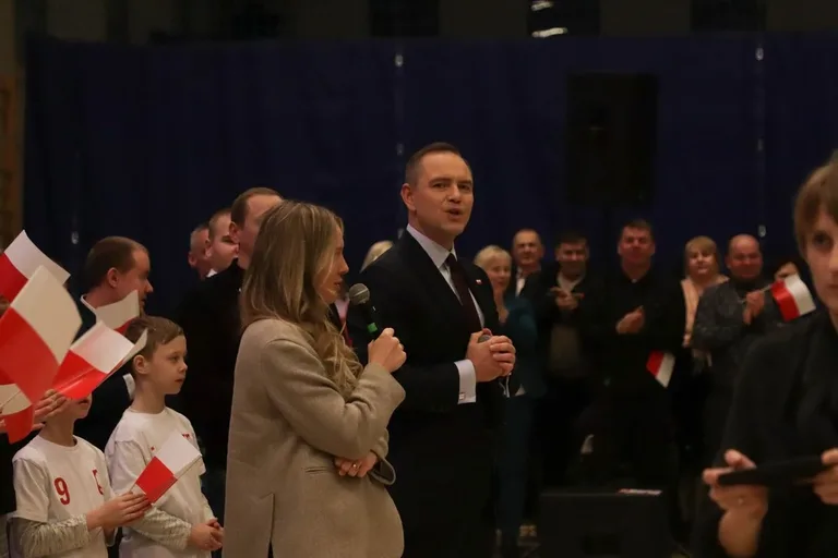 Karol Nawrocki na spotkaniu w Ostrowi Mazowieckiej (zdjęcia)