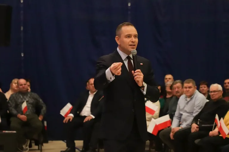 Karol Nawrocki na spotkaniu w Ostrowi Mazowieckiej (zdjęcia)