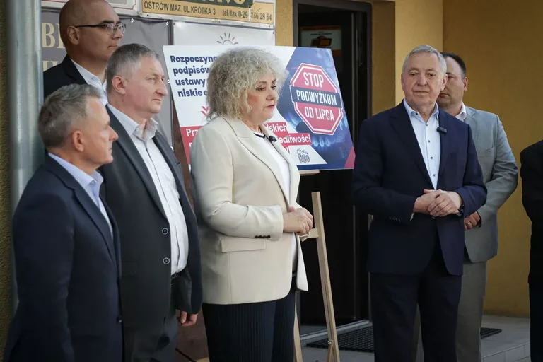 Konferencja PiS. Stop podwyżkom od lipca (zdjęcia)