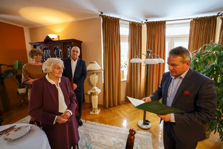 Pani Jadwiga Kołakowska obchodziła swoje setne urodziny (zdjęcia)
