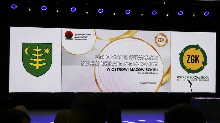 Uroczyste otwarcie nowoczesnej Stacji Uzdatniania Wody w Ostrowi Mazowieckiej (zdjęcia)
