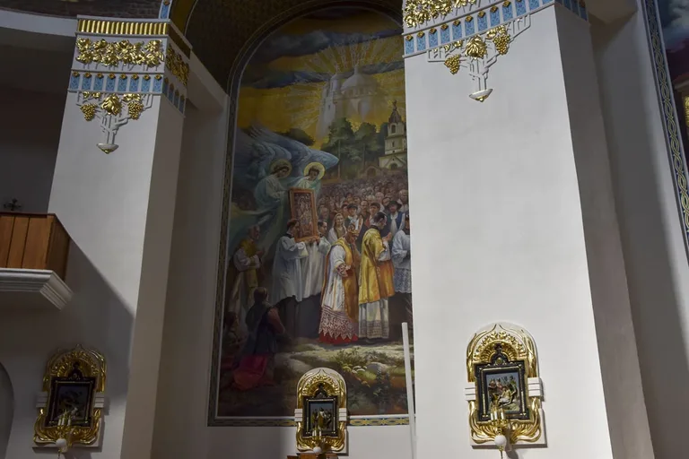 Członkowie stowarzyszenia "Przystań" pielgrzymowali do Hodyszewa (zdjęcia)