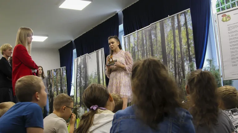 Grzybowa wystawa w leśnej atmosferze w budynku PSSE (zdjęcia)