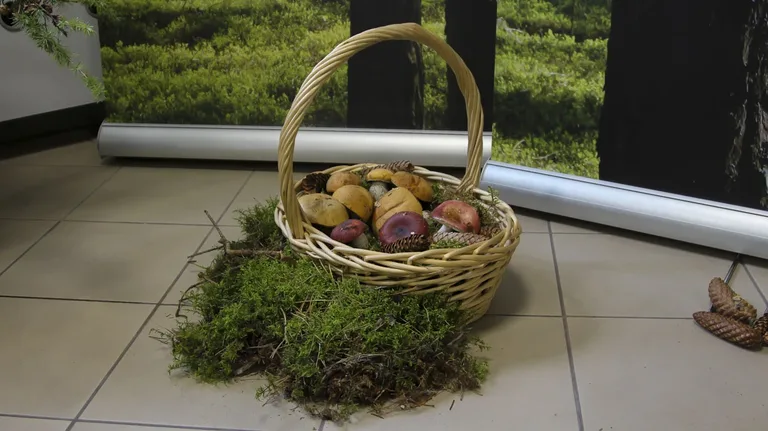 Grzybowa wystawa w leśnej atmosferze w budynku PSSE (zdjęcia)
