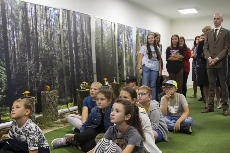 Grzybowa wystawa w leśnej atmosferze w budynku PSSE (zdjęcia)