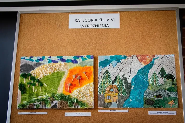 XVII Powiatowy Konkurs Plastyczny "Krajobraz polski" - "Pejzaż górski w kolażu" rozstrzygnięty! (zdjęcia)