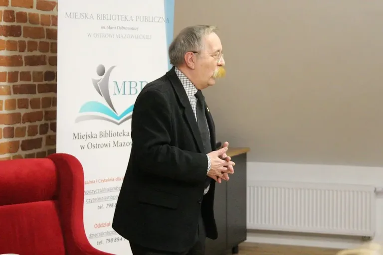 Spotkanie z Andrzejem Mierzwińskim w Miejskiej Bibliotece Publicznej w Ostrowi Mazowieckiej! (zdjęcia)