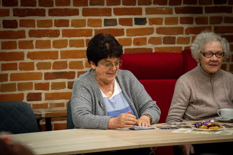 Krystyna Dojlido opowiadała o swojej mamie Janinie Kolasińskiej w ostrowskiej bibliotece (zdjęcia)