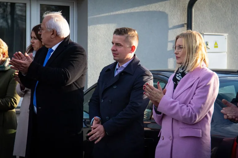 Uroczyste otwarcie drogi powiatowej Brok - Stare Kaczkowo (zdjęcia, wideo)