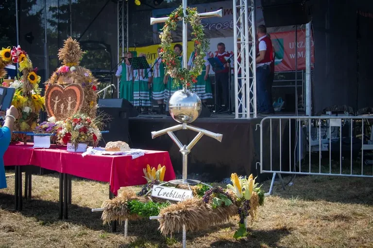 Artyści zaprezentowali swoje utwory na Dożynkach Gminno-Parafialnych w Prostyni (zdjęcia, wideo)