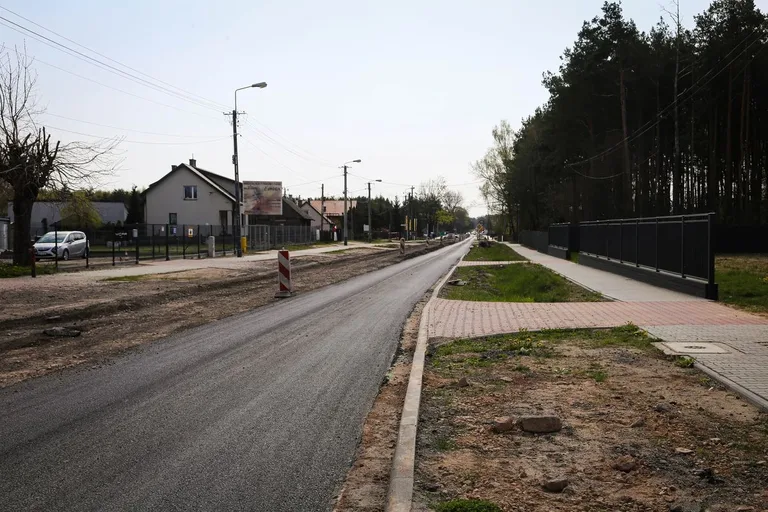 Prace remontowe ulicy Małkińskiej (zdjęcia)