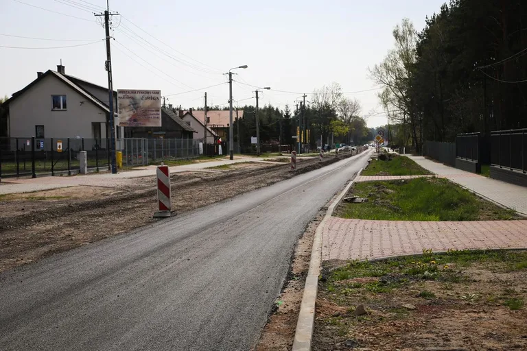 Prace remontowe ulicy Małkińskiej (zdjęcia)