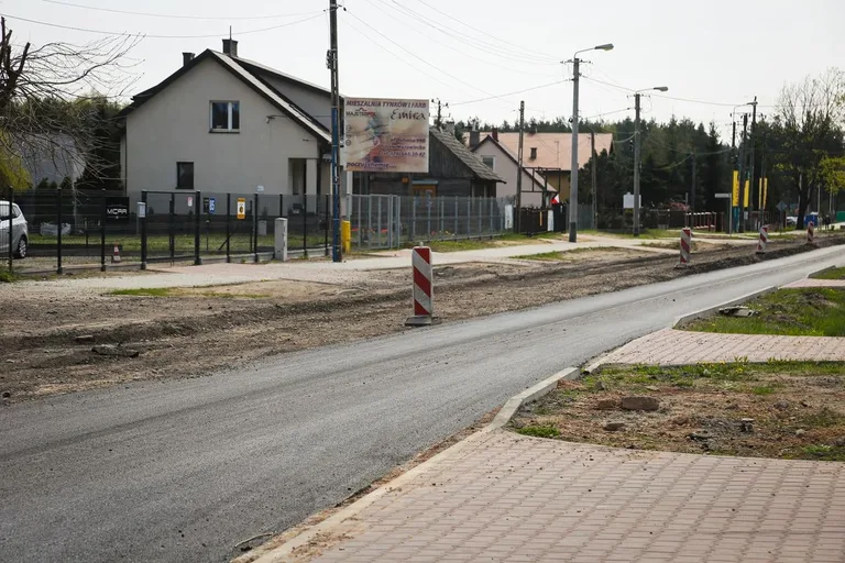 Prace remontowe ulicy Małkińskiej (zdjęcia)