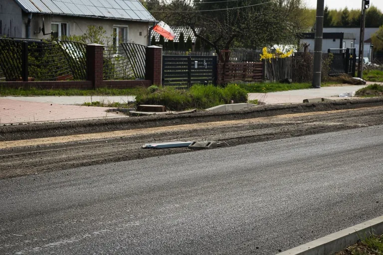 Prace remontowe ulicy Małkińskiej (zdjęcia)