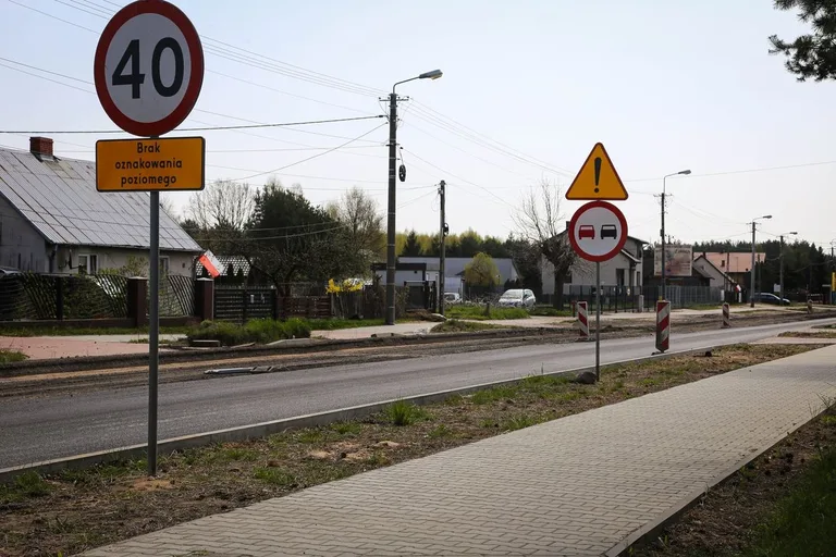Prace remontowe ulicy Małkińskiej (zdjęcia)