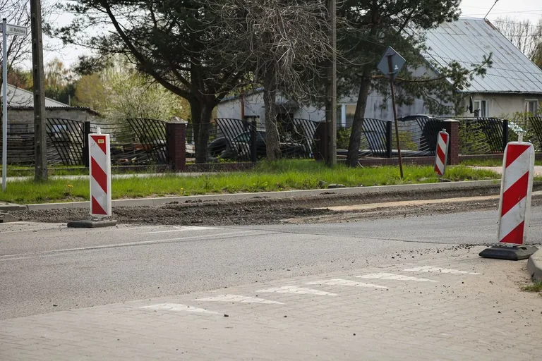 Prace remontowe ulicy Małkińskiej (zdjęcia)