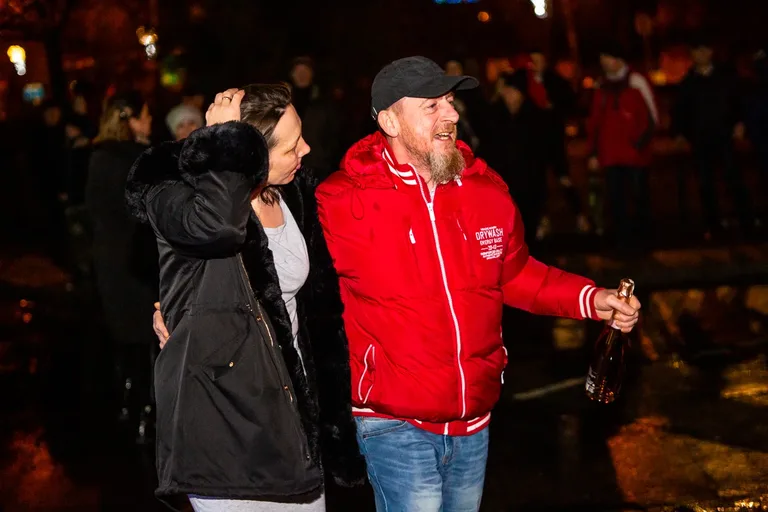 Mieszkańcy Ostrowi Mazowieckiej przywitali Nowy Rok (zdjęcia)