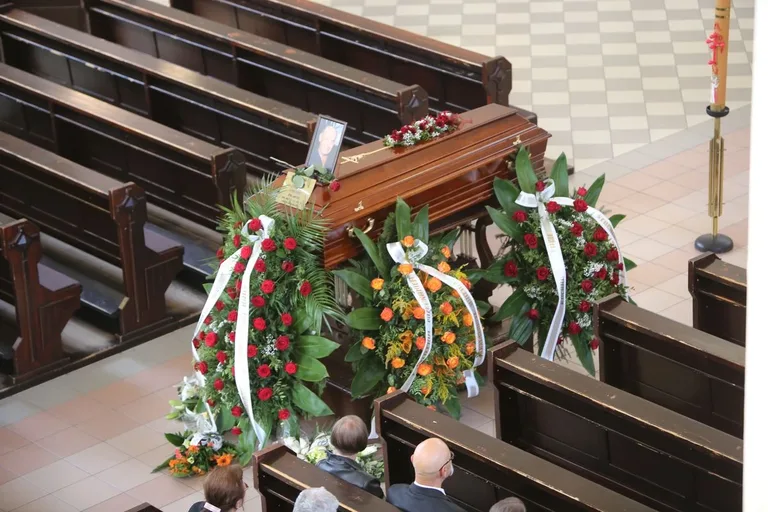 Ostatnia droga śp. Edwarda Chrupka