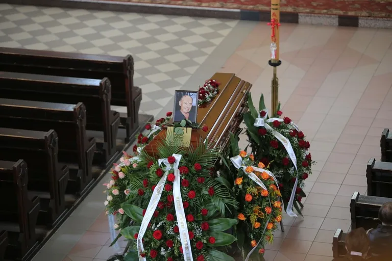 Ostatnia droga śp. Edwarda Chrupka