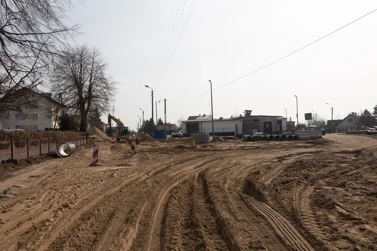Prace przy ciągu ulic Lubiejewska - Prusa trwają (zdjęcia)