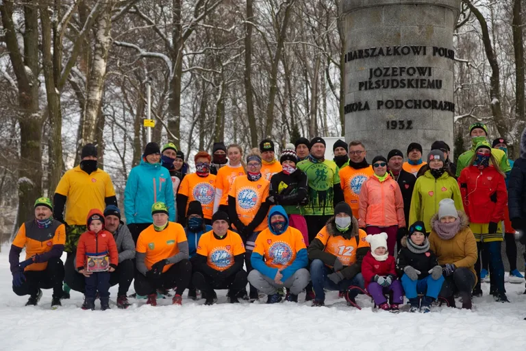 Charytatywny bieg "Ostrów Biega" podczas 29. Finału WOŚP (zdjęcia)