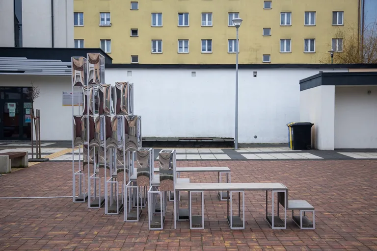 Plenerowa wystawa o historii architektury Ostrowi Mazowieckiej (zdjęcia)