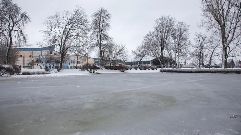 Ostrów Mazowiecka pokryta śniegiem (zdjęcia)