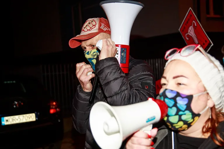 Piątkowy Strajk kobiet w Ostrowi Mazowieckiej (zdjęcia)