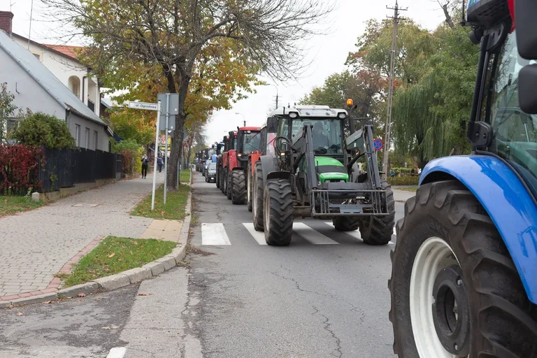 Protest rolników w Ostrowi Mazowieckiej (zdjęcia, wideo)