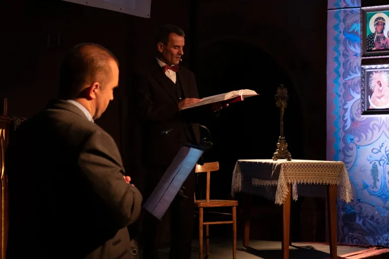 Widowisko "U źródeł powołania" w Andrzejewie (zdjęcia, wideo)