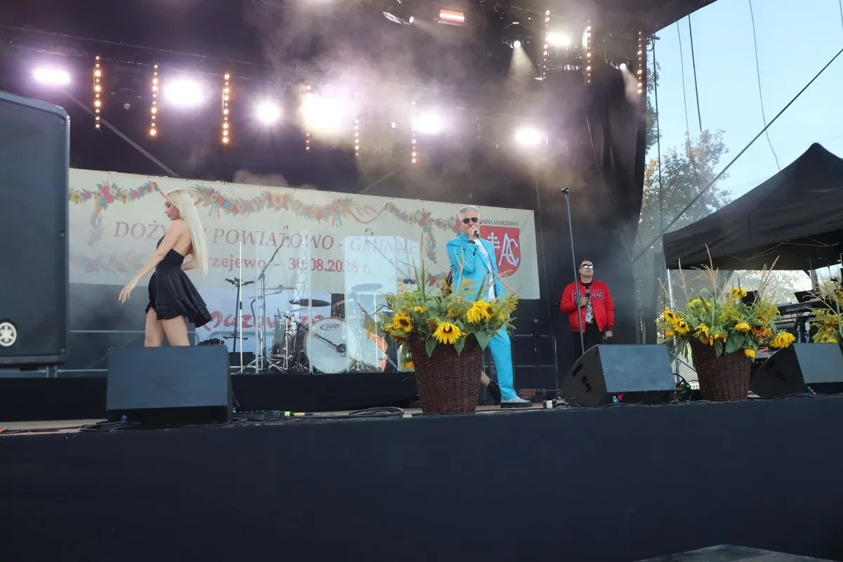 Dożynki Powiatowo-Gminne w Andrzejewie (zdjęcia, wideo)