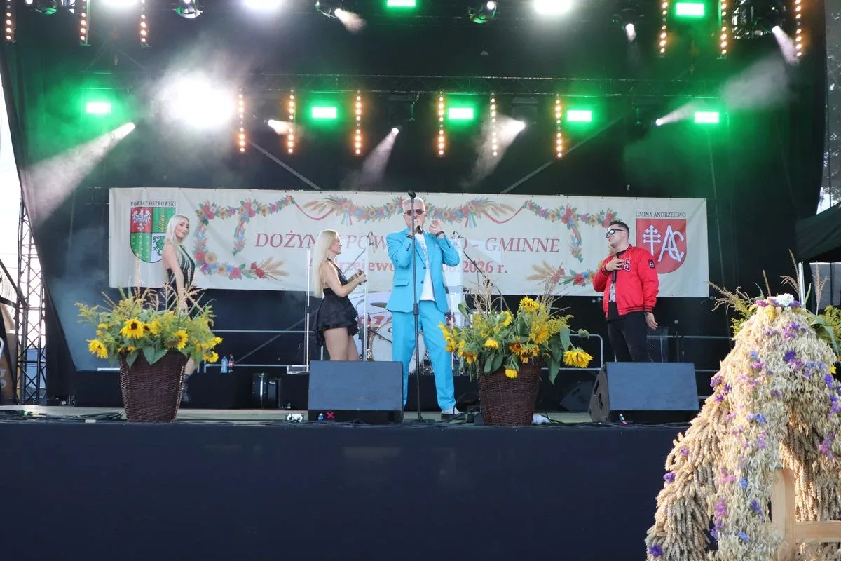 Dożynki Powiatowo-Gminne w Andrzejewie (zdjęcia, wideo)