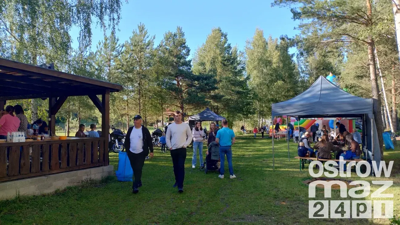 Piknik na zakończenie wakacji w Rostkach Wielkich. Fot. H. Chromińska