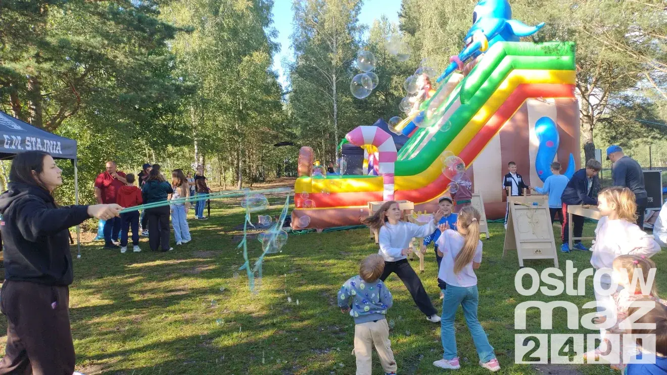 Piknik na zakończenie wakacji w Rostkach Wielkich. Fot. H. Chromińska
