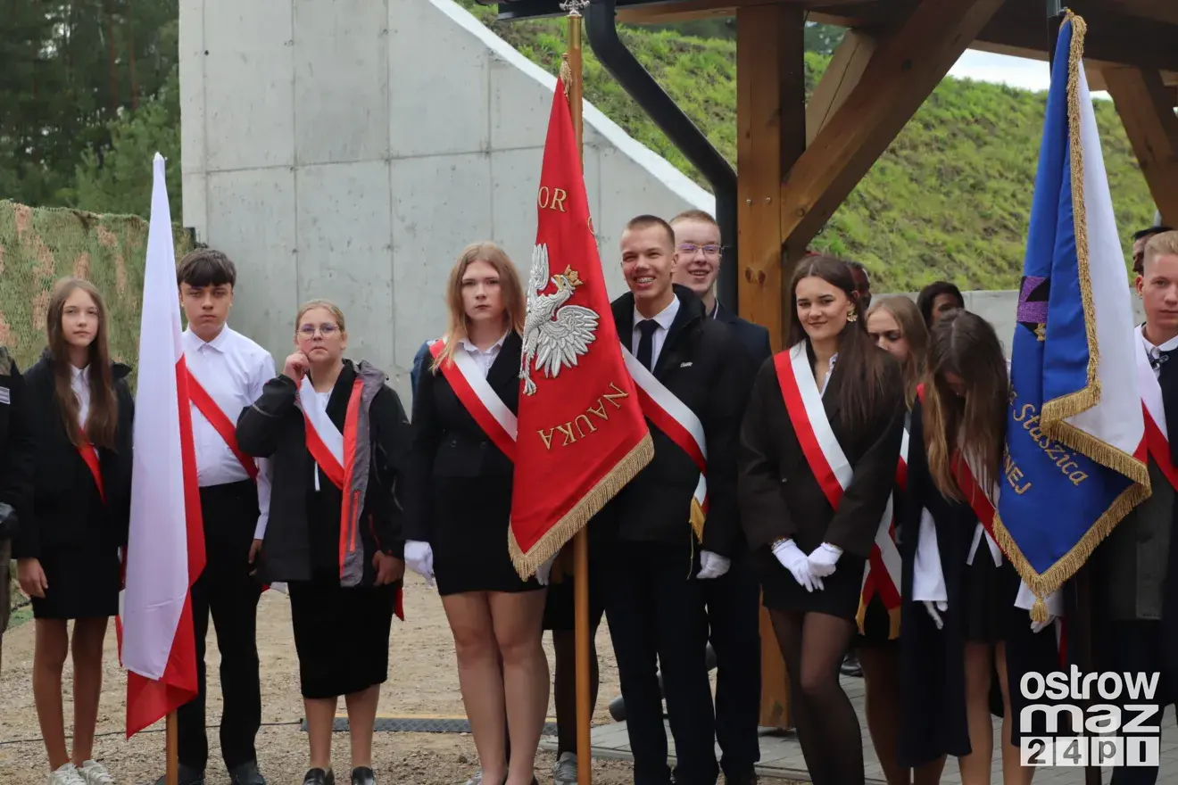 Prezydent Karol Nawrocki na otwarciu strzelnicy w Bogutach-Piankach