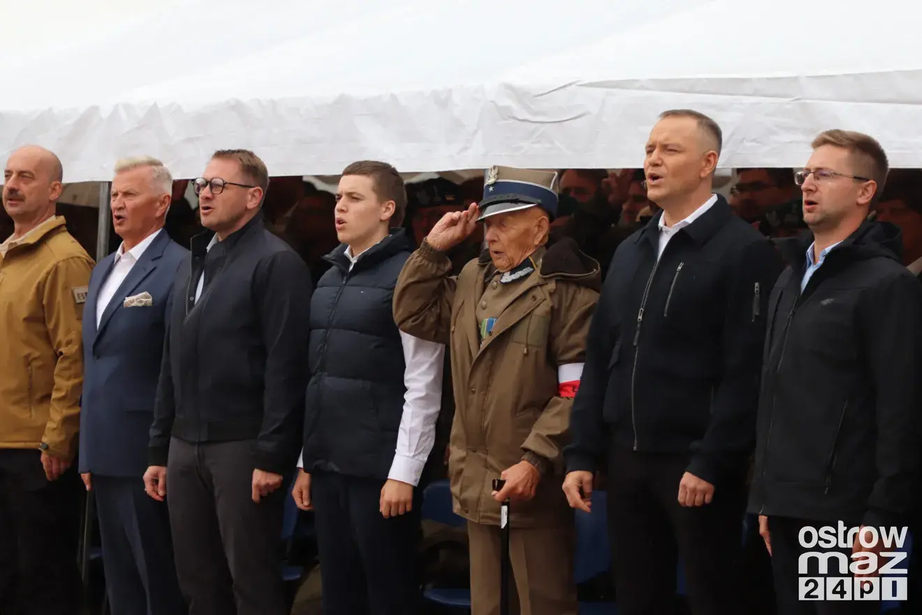 Prezydent Karol Nawrocki na otwarciu strzelnicy w Bogutach-Piankach