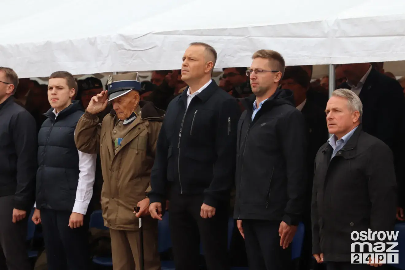 Prezydent Karol Nawrocki na otwarciu strzelnicy w Bogutach-Piankach