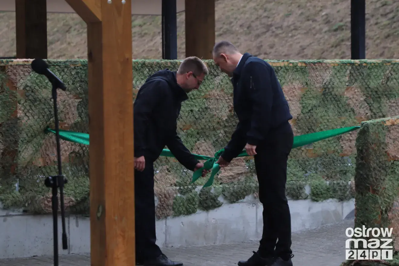 Prezydent Karol Nawrocki na otwarciu strzelnicy w Bogutach-Piankach
