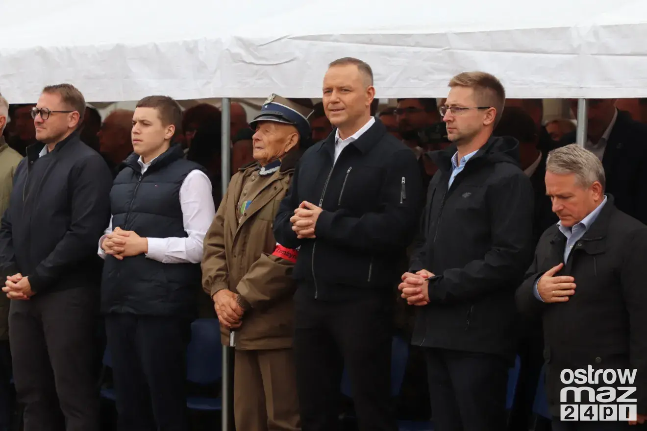 Prezydent Karol Nawrocki na otwarciu strzelnicy w Bogutach-Piankach