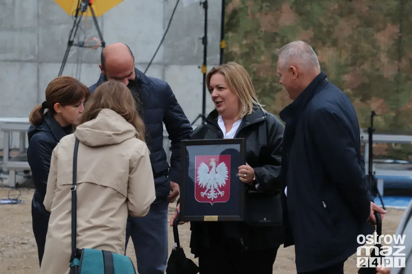 Prezydent Karol Nawrocki na otwarciu strzelnicy w Bogutach-Piankach