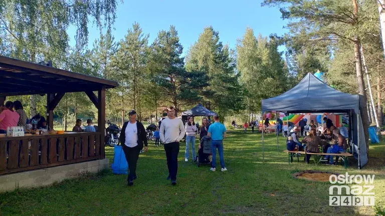 Piknik na zakończenie wakacji w Rostkach Wielkich. Fot. H. Chromińska