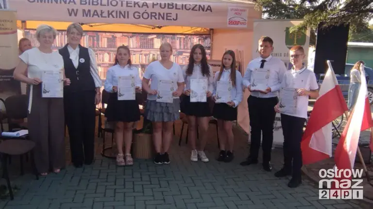Narodowe Czytanie 2026 w Małkini Górnej. Fot. H. Chromińska