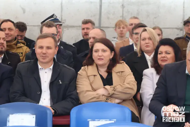 Prezydent Karol Nawrocki na otwarciu strzelnicy w Bogutach-Piankach