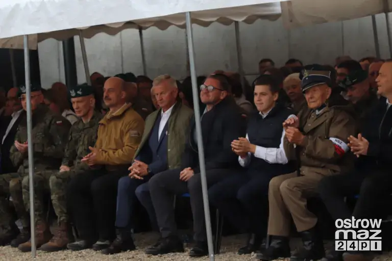 Prezydent Karol Nawrocki na otwarciu strzelnicy w Bogutach-Piankach